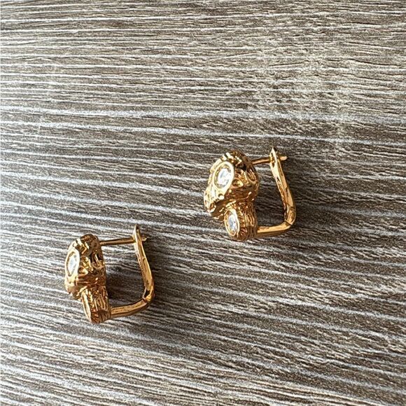 BohemianâmushroomâstudâearringsâA330 - Picture 4 of 4